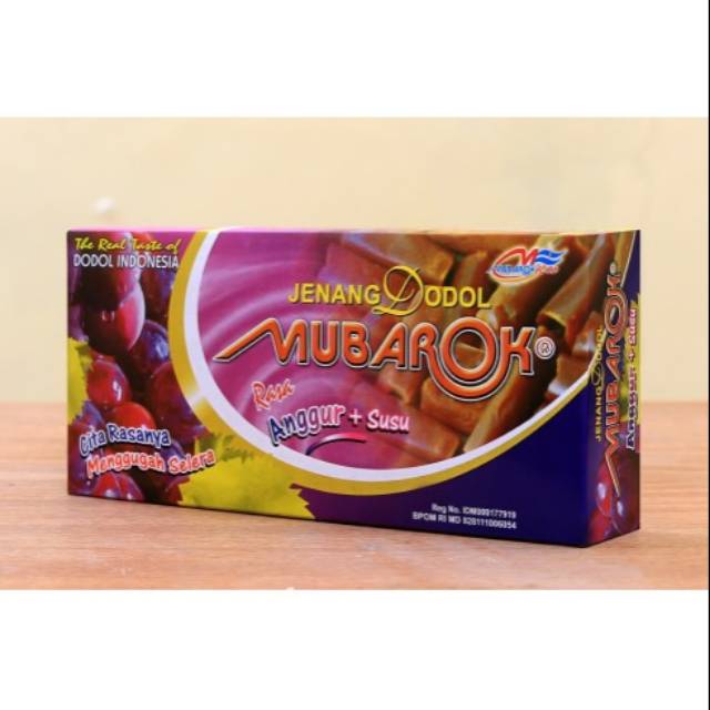 

Jenang Dodol Kudus Rasa Anggur + susu, isi 10 pcs