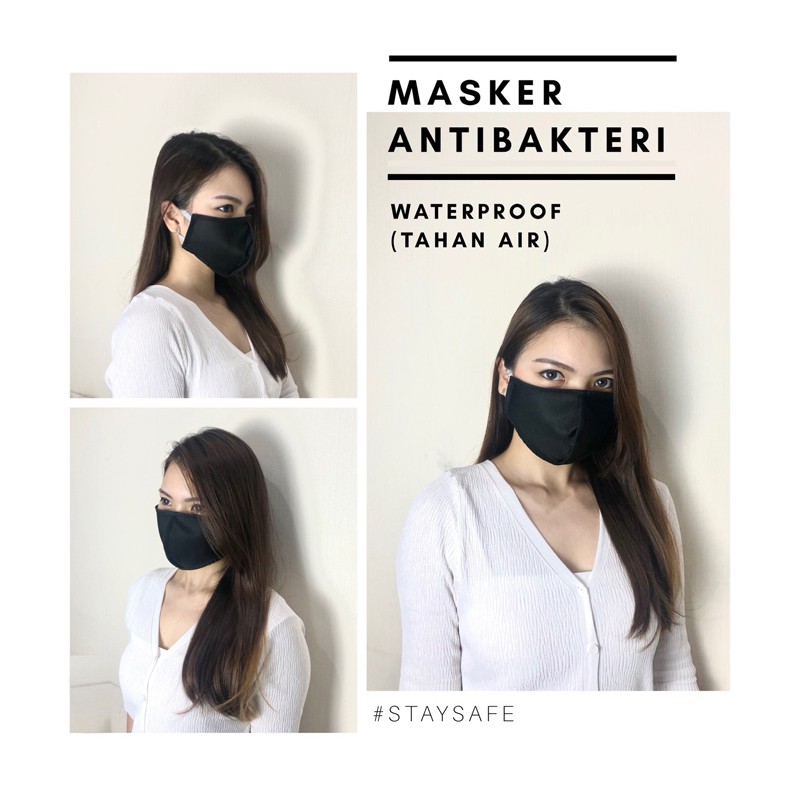 MASKER KAIN / MASKER ANTI BAKTERI WATERPROOF