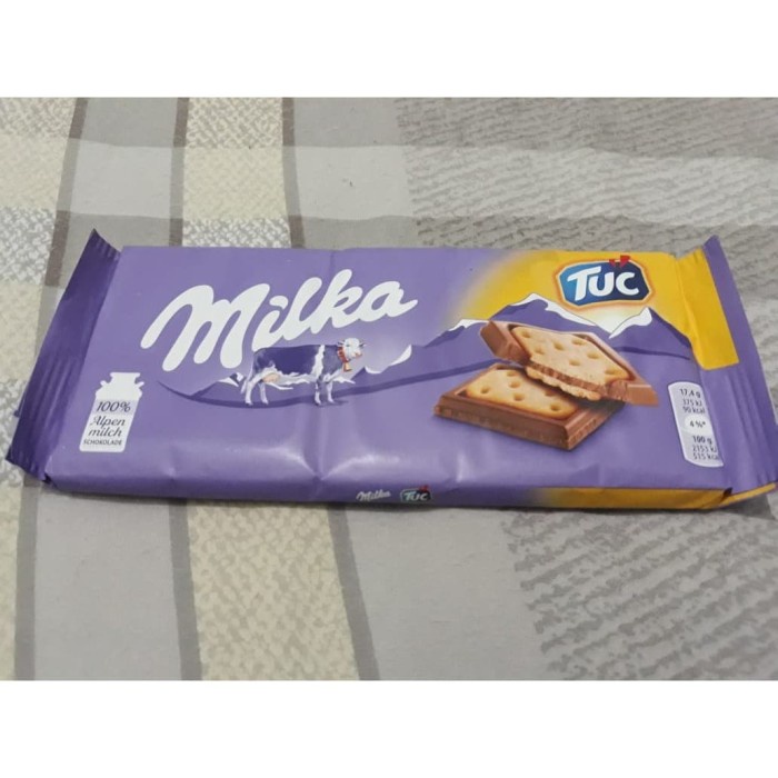 

COKLAT MILKA WITH TUC BISCUITS ORIGINAL JERMAN 100GR