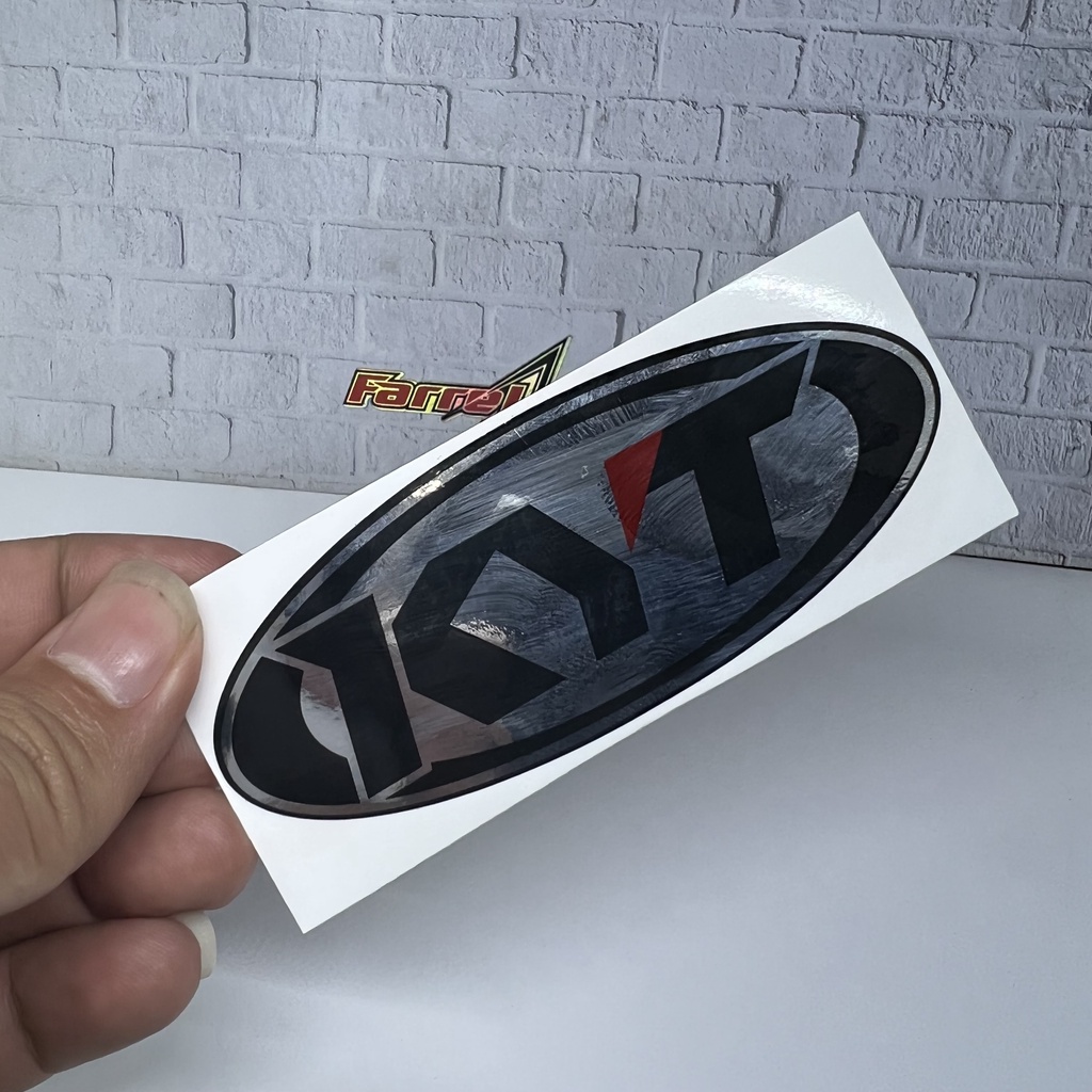 Stiker helm sticker helmet kyt chrome