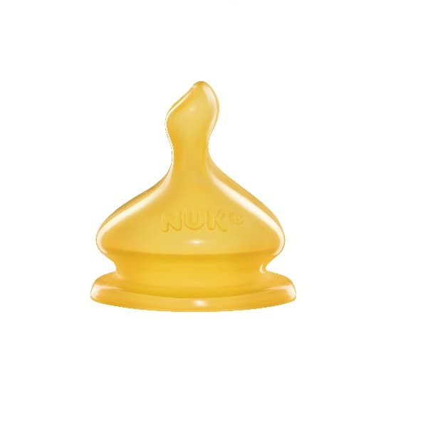 Dot Kuning NUK Latex Teat Wide Neck isi 2