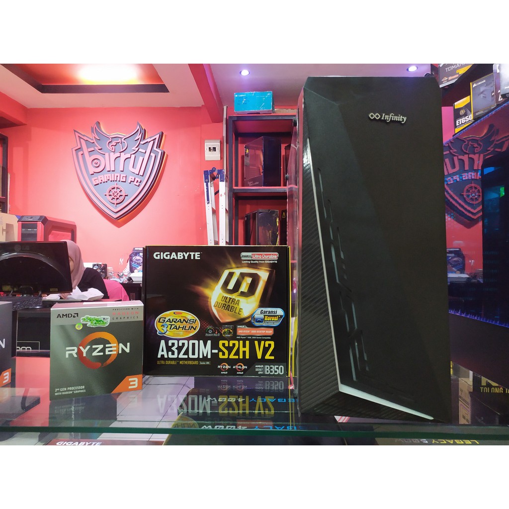 PC Rakitan Ryzen 3 3200G Vega 8 A320M RAM 8GB SSD 240GB