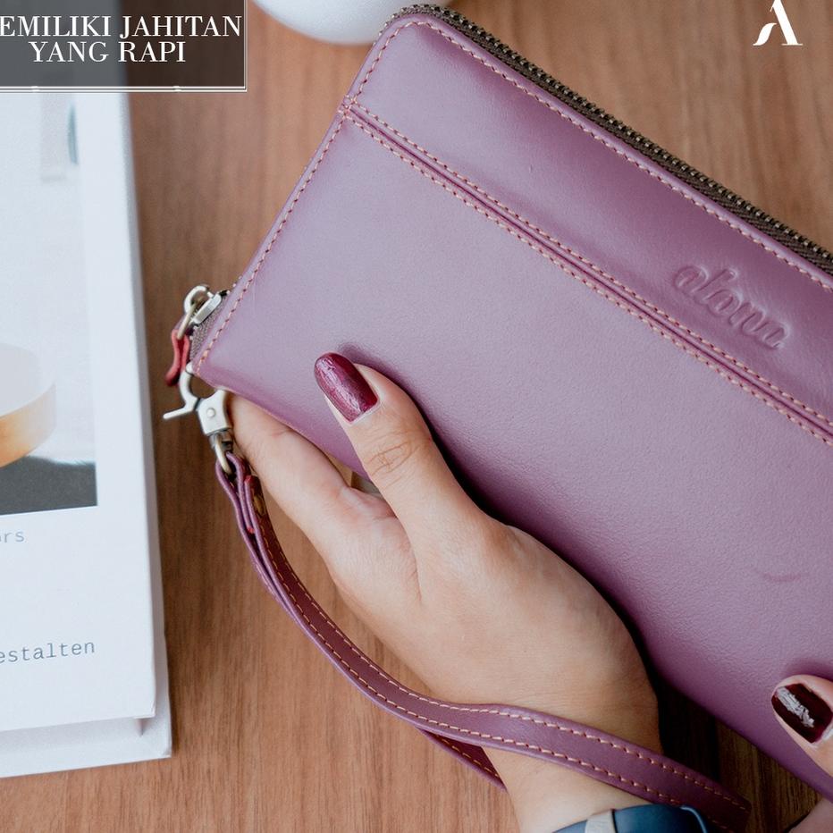 Best Seller.. Dompet Kulit Wanita Dompet Panjang Perempuan Kulit Sapi Asli Premium Muat HP dan Uang 