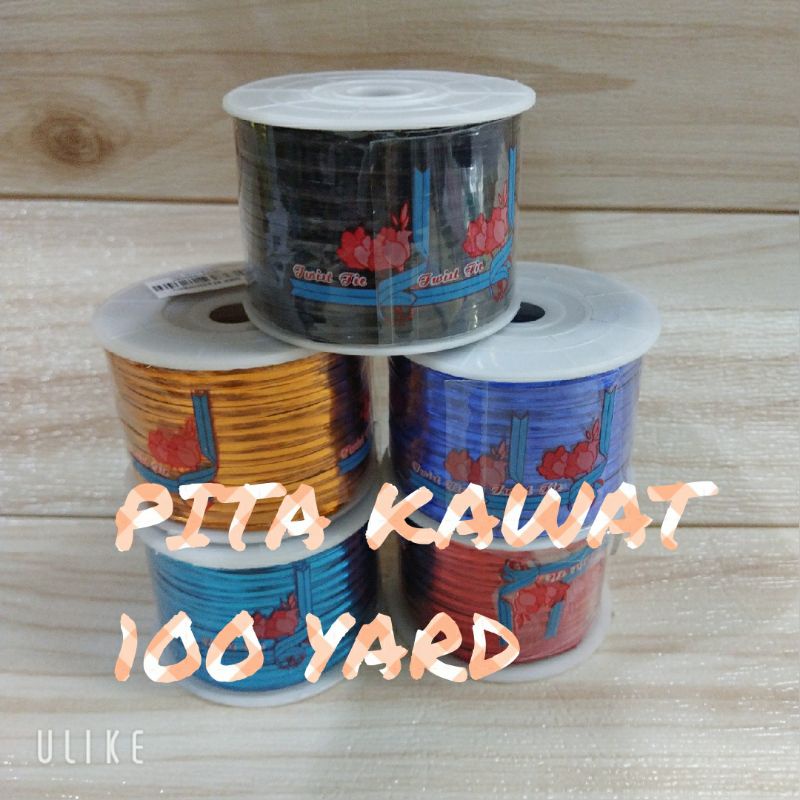 

PITA KAWAT METALIK - Pita souvenir kawat souvenir 100 yard