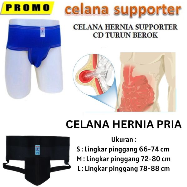 CD HERNIA TURUN BERO PRIA S M L / korset pria gold finger pengecil perut & pencegah hernia / CD kors
