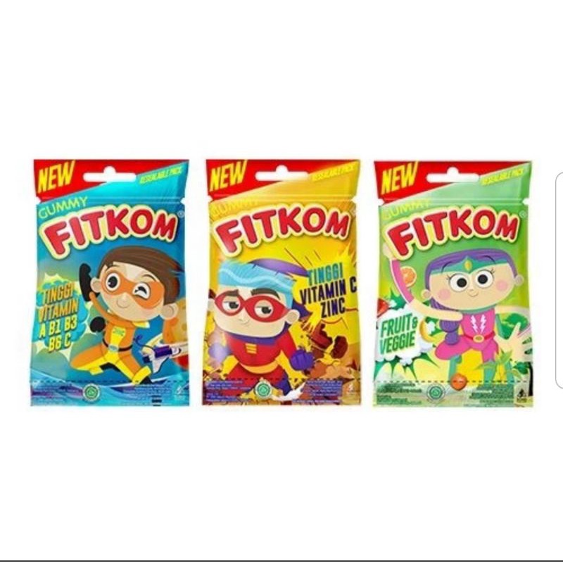 Fitkom Gummy / Vitamin Anak / Permen Fitkom