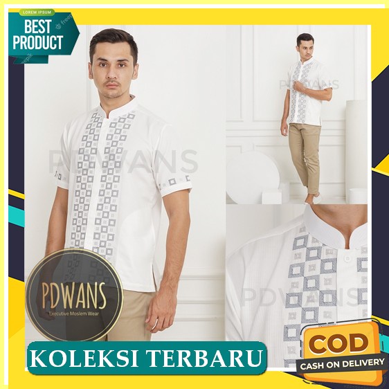 [Kode Barang Tfk99] Jrj- Baju Koko Katun Lengan Panjang Dewasa Size Standar & Big Size Eceran Grosir