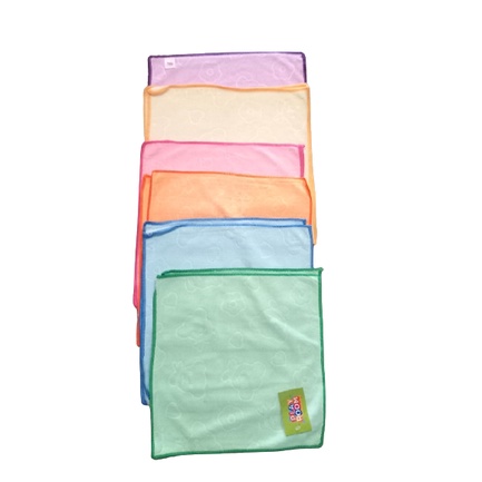 Sapu Tangan Kecil Polos Aneka Warna Merk Play Room Ukuran 35x35 Cm