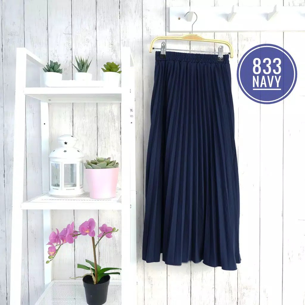 ROK PLISKET ANAK PEREMPUAN 833.C PRISKET ANAK PANJANG PLEATED SKIRT FLARE SKIRT MAYUNG FLOWY REMPEL