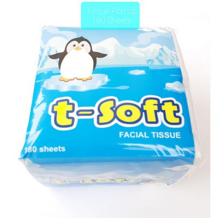 ❤️WR❤️ T-SOFT TISSUE WAJAH | Tisu 250s / 180s / 6 in 1 Tsoft 2 py T Soft-Pop Up 180s