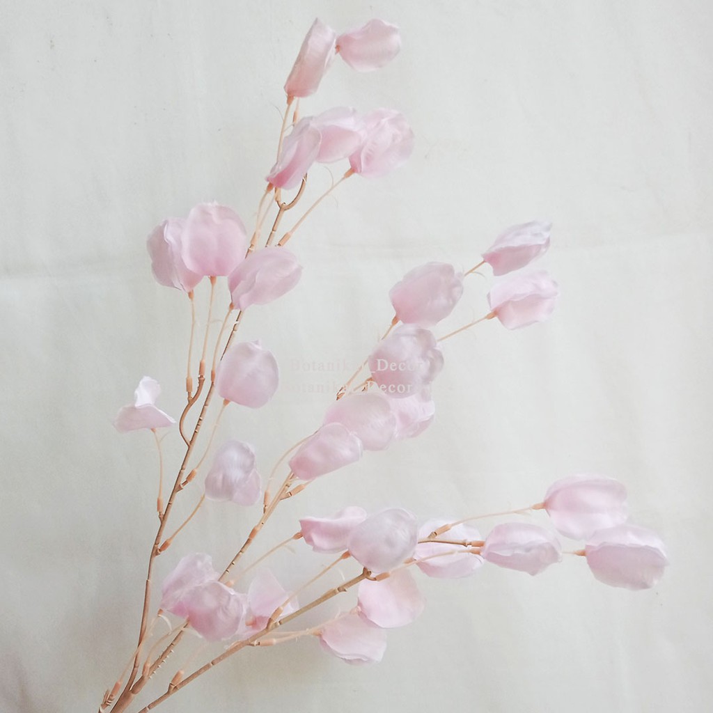 Artificial Flower Lantern Bunga Tangkai Cabang Plastik Palsu Hias Dekorasi Rumah Pesta Kantor-6