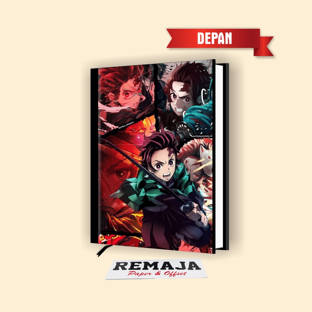 

Pocket book/Notebook Hardcover Kimetsu no Yaiba CODE 02 A6 & A5 / buku tulis catatan notes
