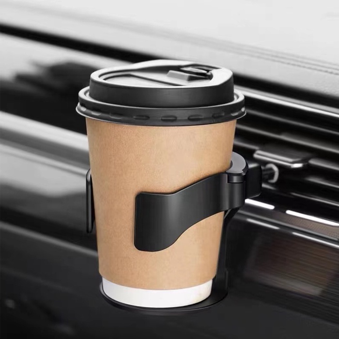 Holder Mobil Cup Holder Mobil Acecoris Mobil Pegangan Botol Minuman Mobil Warna Hitam