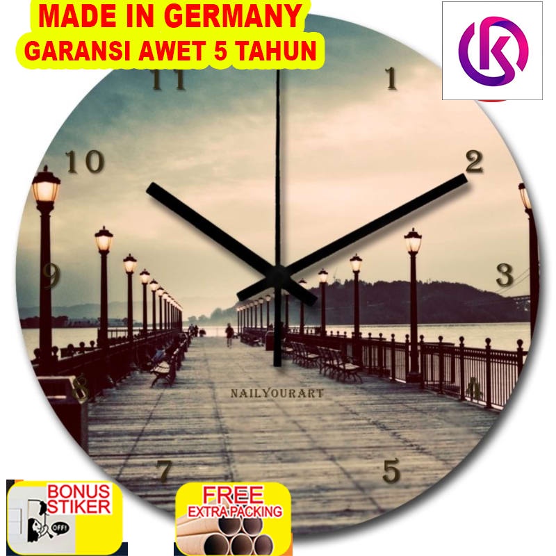 

Terlaris Jam Dinding Unik Artistik - Harbour Wall Clock