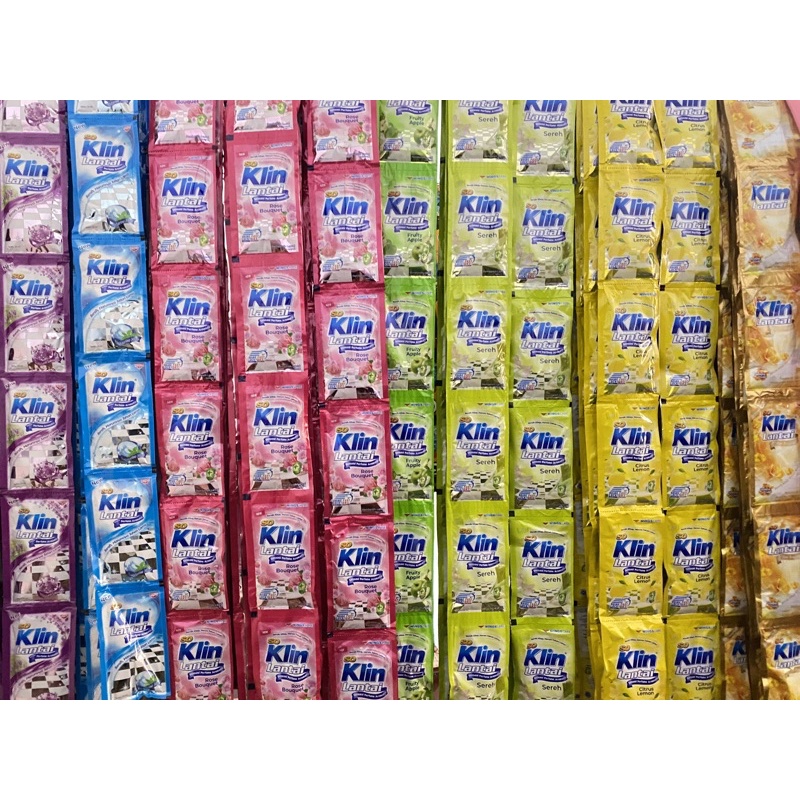 So klin lantai renceng isi 12 sachet/ pengharum lantai