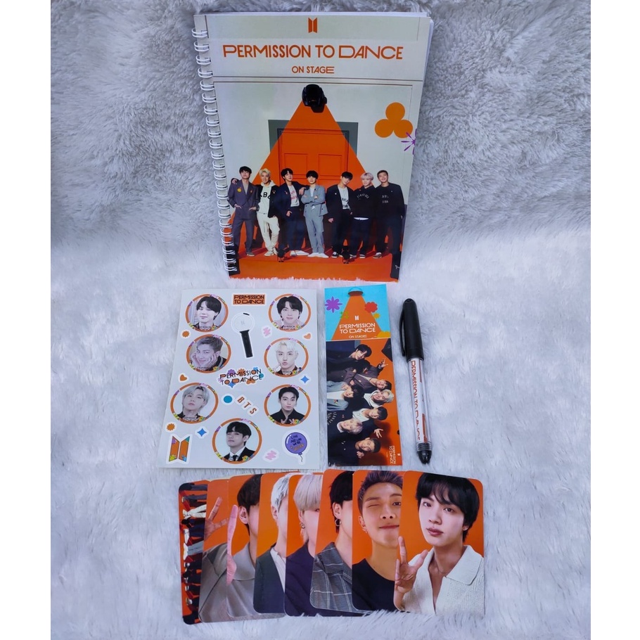 

[READY STOCK] PAKET HEMAT BIG BLOCK NOTE BTS-PERMISSION TO DANCE ON STAGE