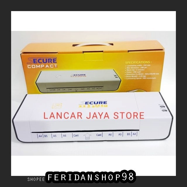 

BT441 MESIN LAMINATING SECURE BEST COMPACT A4 BY FERIDANSHOP98
