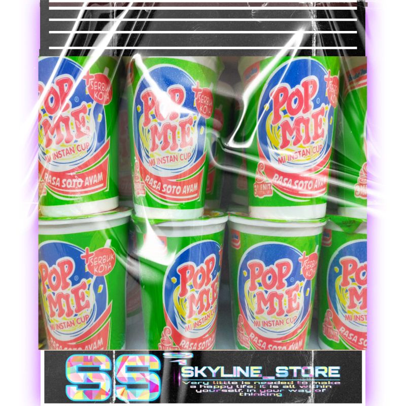 

POP MIE MI INSTAN CUP RASA SOTO AYAM 75G