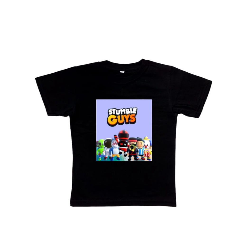 KAOS BAJU ANAK STUMBLE GUYS UNTUK ANAK 2-10 TAHUN BISA COD