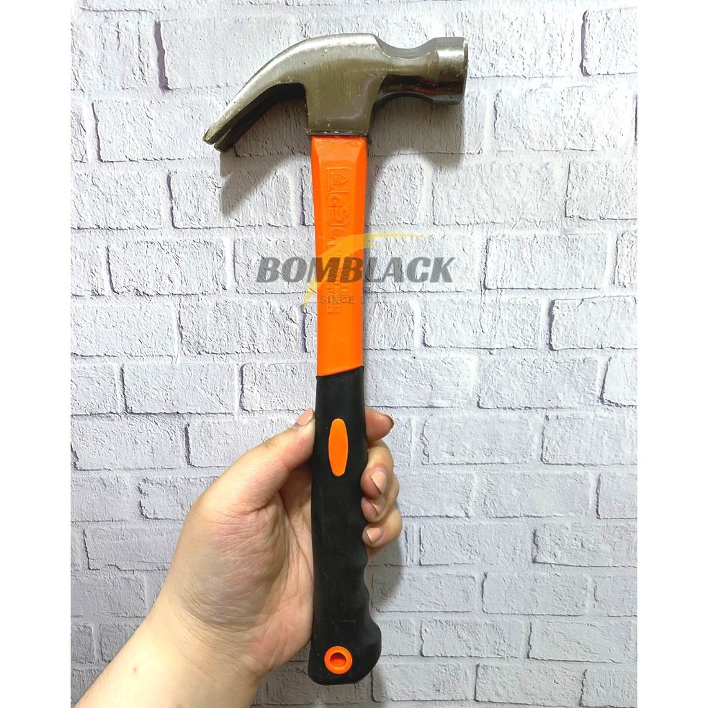 Palu Kambing 16 oz CAMEL Claw Hammer Gagang Karet Martil Cungkil Paku Biasa