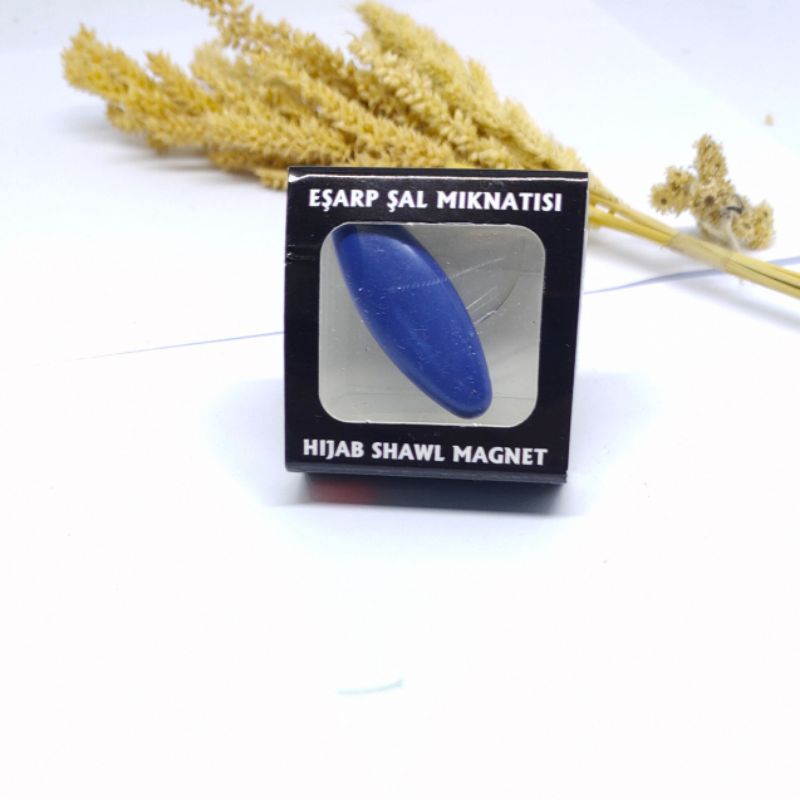 Bros pin kapsul BROS JILBAB Oval / BROS DAGU  Oren Turkey-Biru