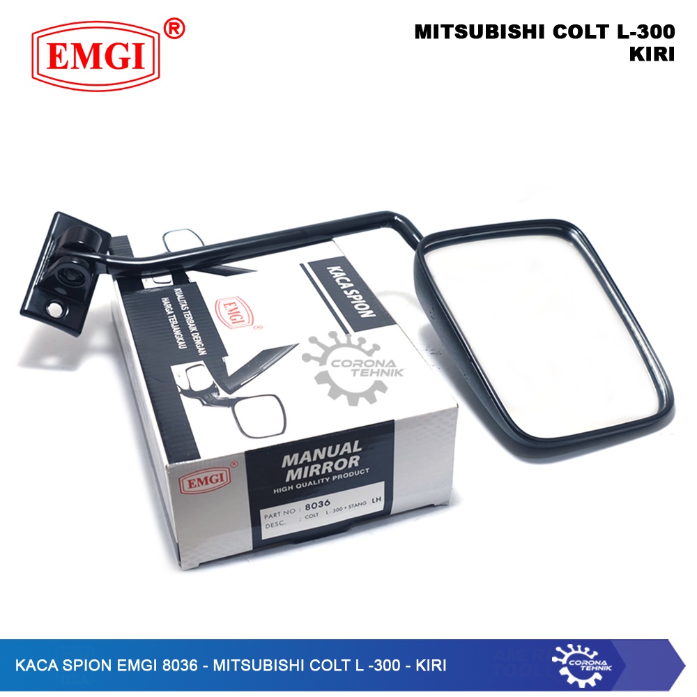 EMGI 8036 - Mitsubishi Colt L300 - Kiri + Stang - Kaca Spion