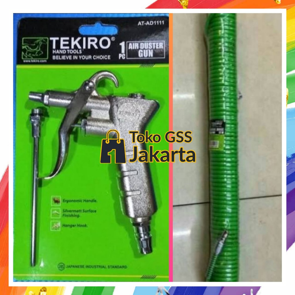 Jual Hose Recoil Kompresor Set Tekiro Air Duster Set Selang M Tekiro Shopee Indonesia