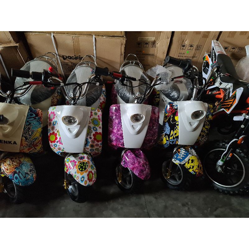 Motor Mini Scoopy Elektric Scoopy Mini Aki Scooter Mini Cas Mini Scoopy Aki 350W 24V