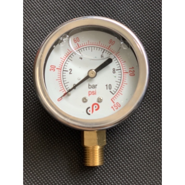 MANOMETER COMPRESSOR 4 INCI 6, 10 BAR METERAN KOMPRESOR 10CM PRESSURE GAUGE 100MM CP