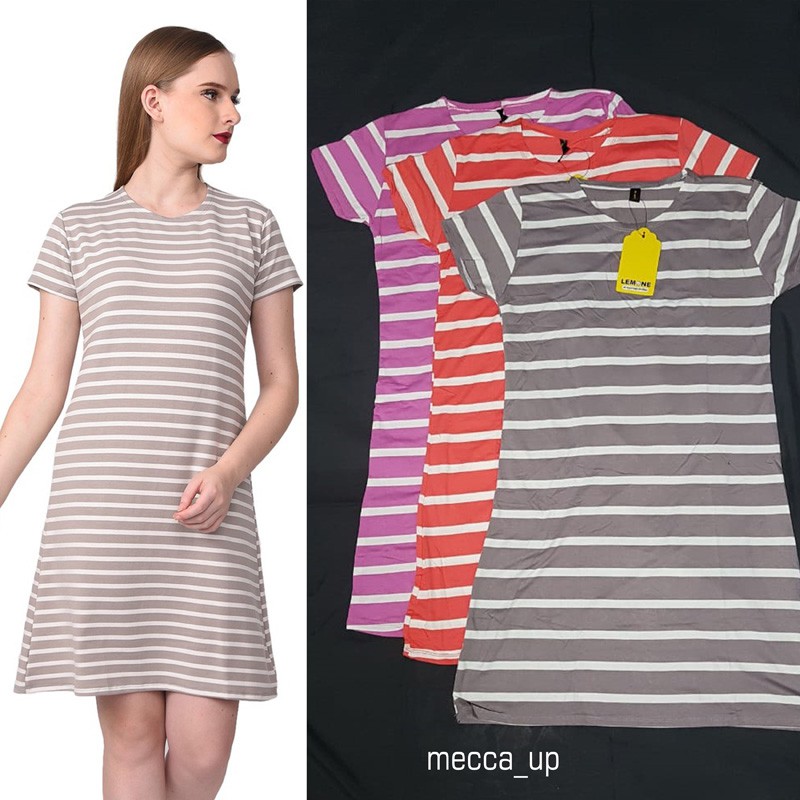 LEMONE  Dress Babyterry Spandex | Kaos Harian Lengan Pendek