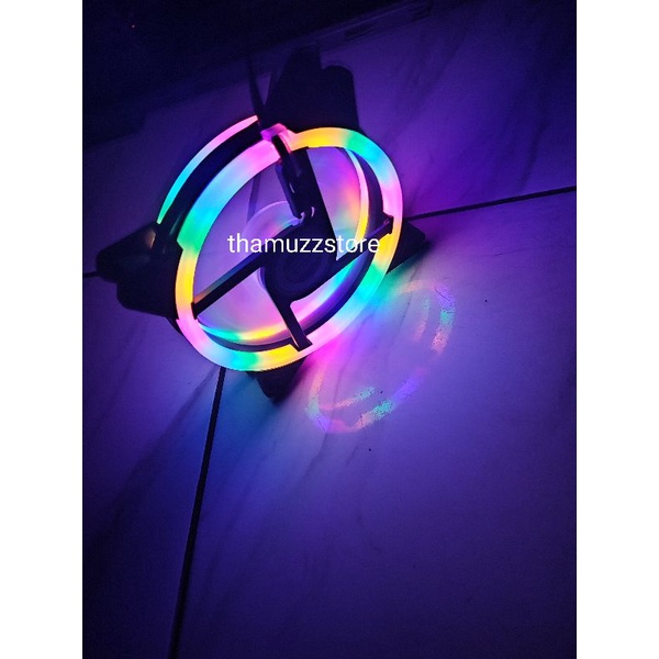 Fan casing 12cm RGB Double Ring