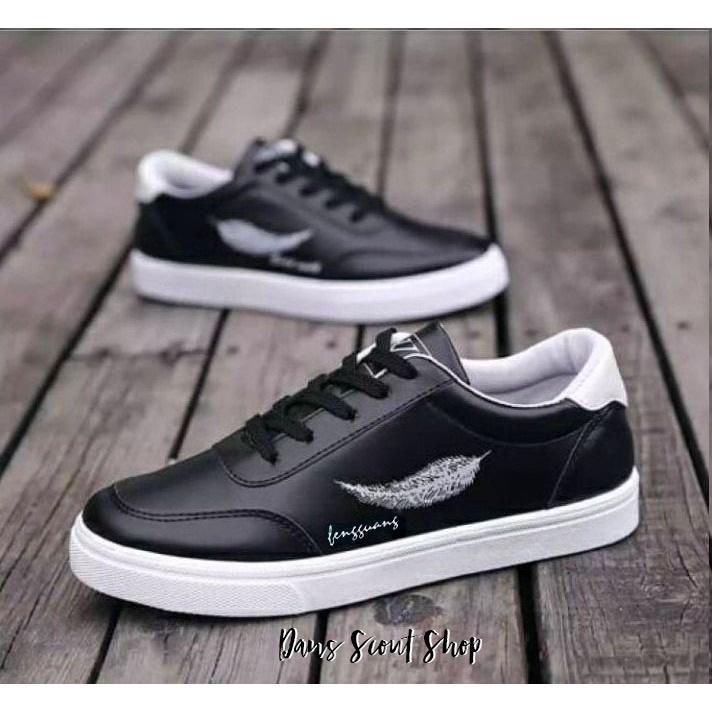 Sepatu Casual Pria Sepatu SENJI DAUN Sneakers Pria