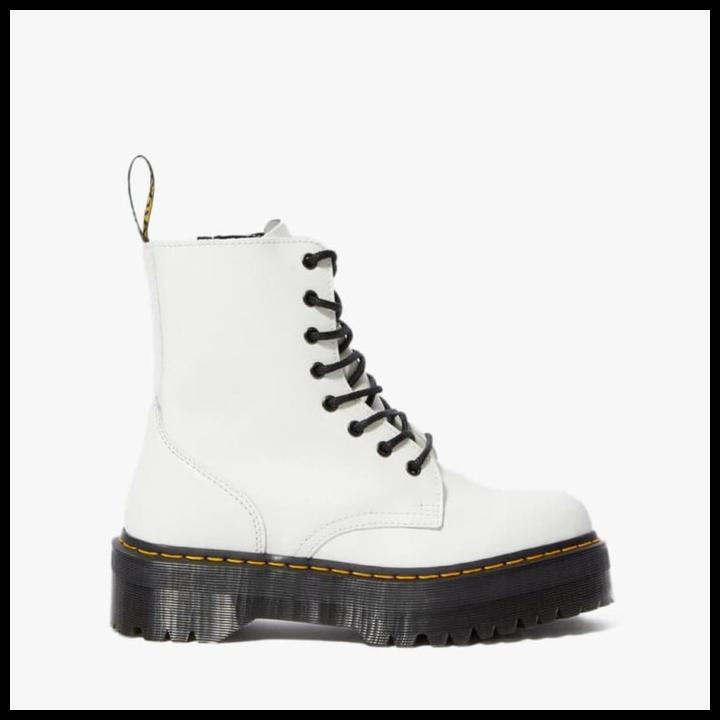 white chunky boots platform
