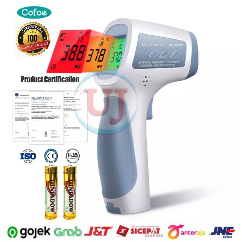 Thermometer Tembak Infrared Non Contact Thermogun