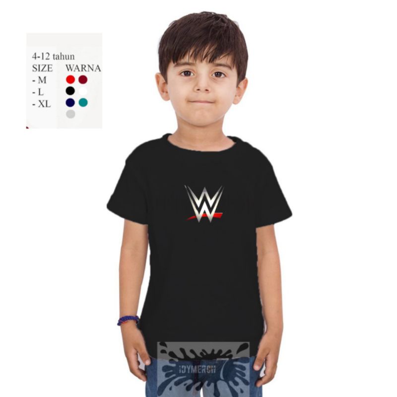 Baju Kaos T-shirt Anak WWE SMACKDOWN-High quality