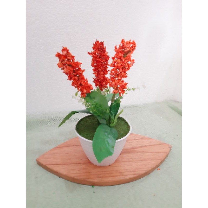 rangkaian bunga lavender bunga artificial bunga meja bunga hias dekorasi pot bunga-6