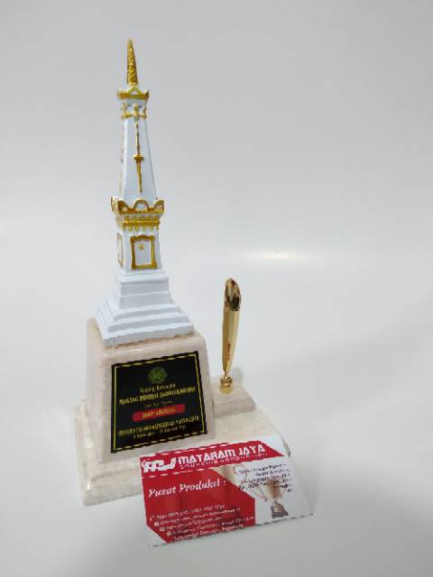 Plakat Marmer Tugu Jogja Souvenir Tugu Jogja Pen Holder Shopee Indonesia