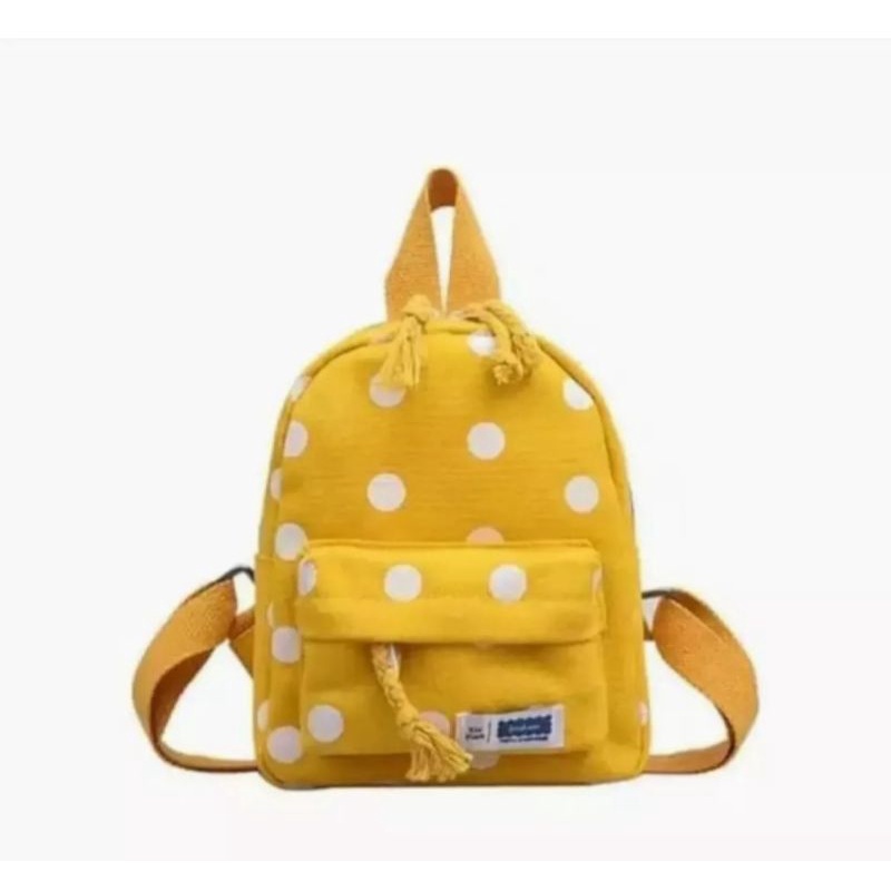 Ransel mini perempuan pulkadot