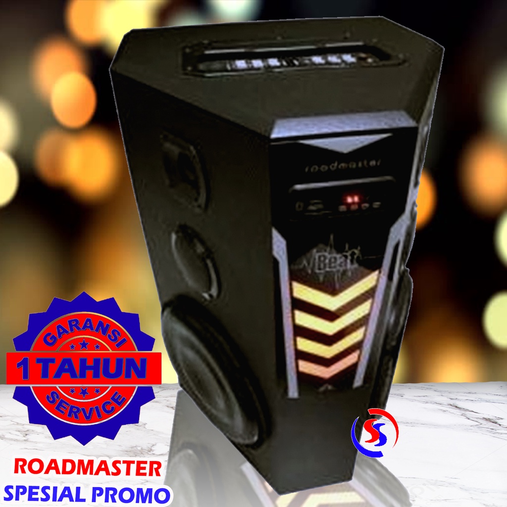 SPEAKER AKTIF PRO BEAT 10 BLUETOOTH ROADMASTER GRATIS SERVICE 12 BULAN