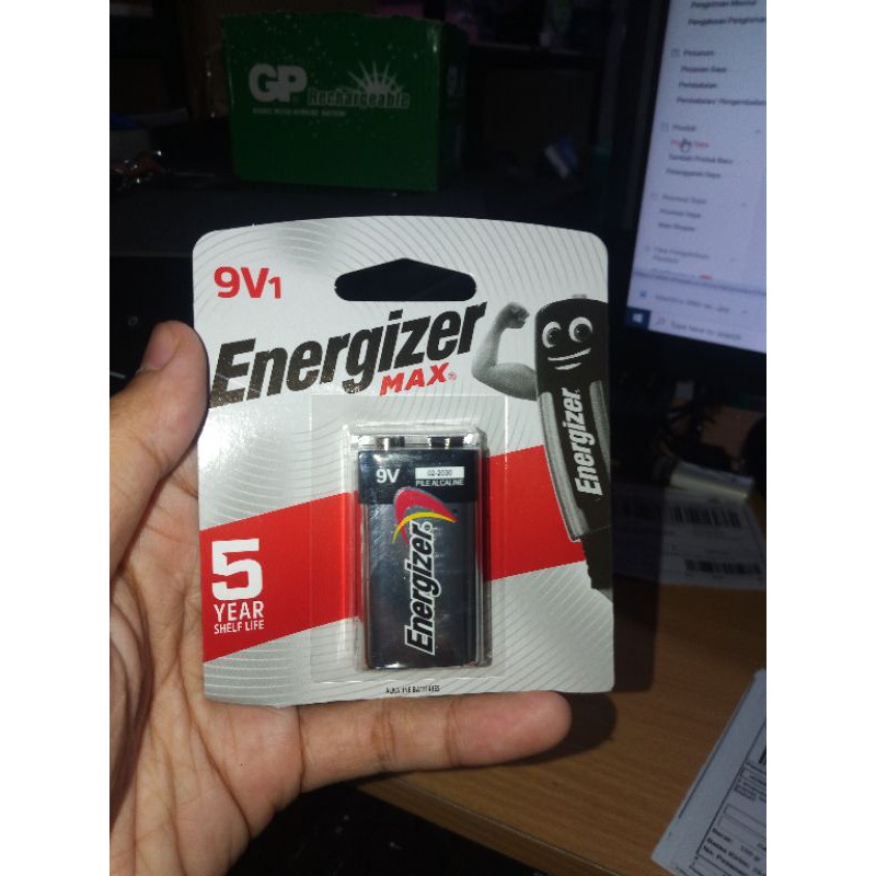 Jual Baterai Kotak V Energizer Max Alkalin Batre Batere Volt Shopee Indonesia