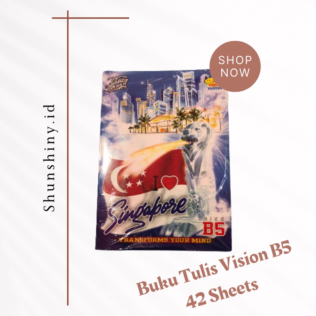 

BUKU TULIS VISION 1 PAK ISI 6 42 LEMBAR B5