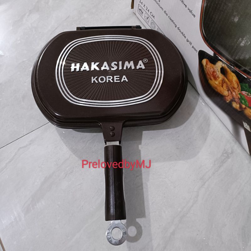 Teflon Hakasima Jumbo Two Pan 34 cm Bekas