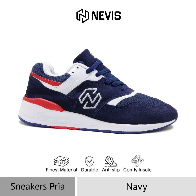 Sepatu Sneakers Pria Terbaru Nevis Nvs 26 Sepatu Sport Running Gym Fitness Sekolah Original