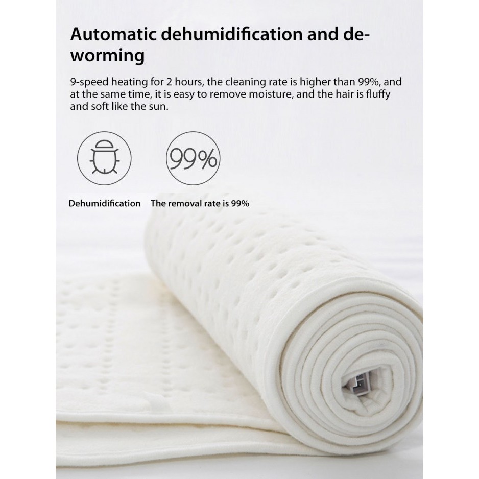 XIAOMI XIAODA Electric Blanket - Single Size 150 x 80 cm - HDDRT04-60W - Selimut Listrik Penghangat