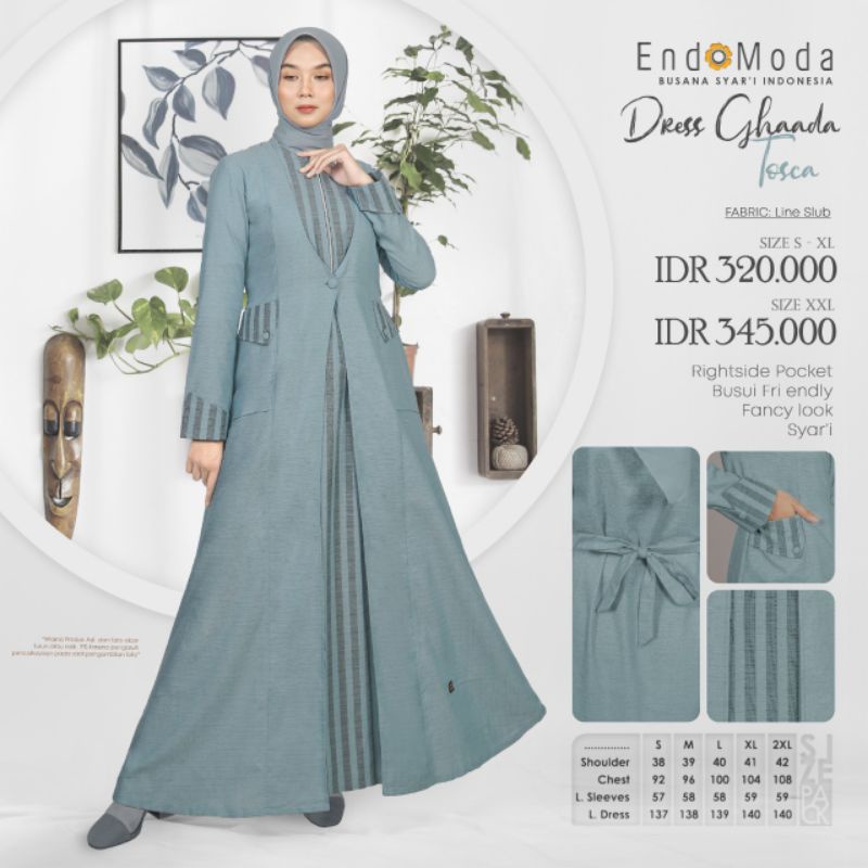 GAMIS ENDOMODA GHAADA DRESS ENDOMODA • ORIGINAL