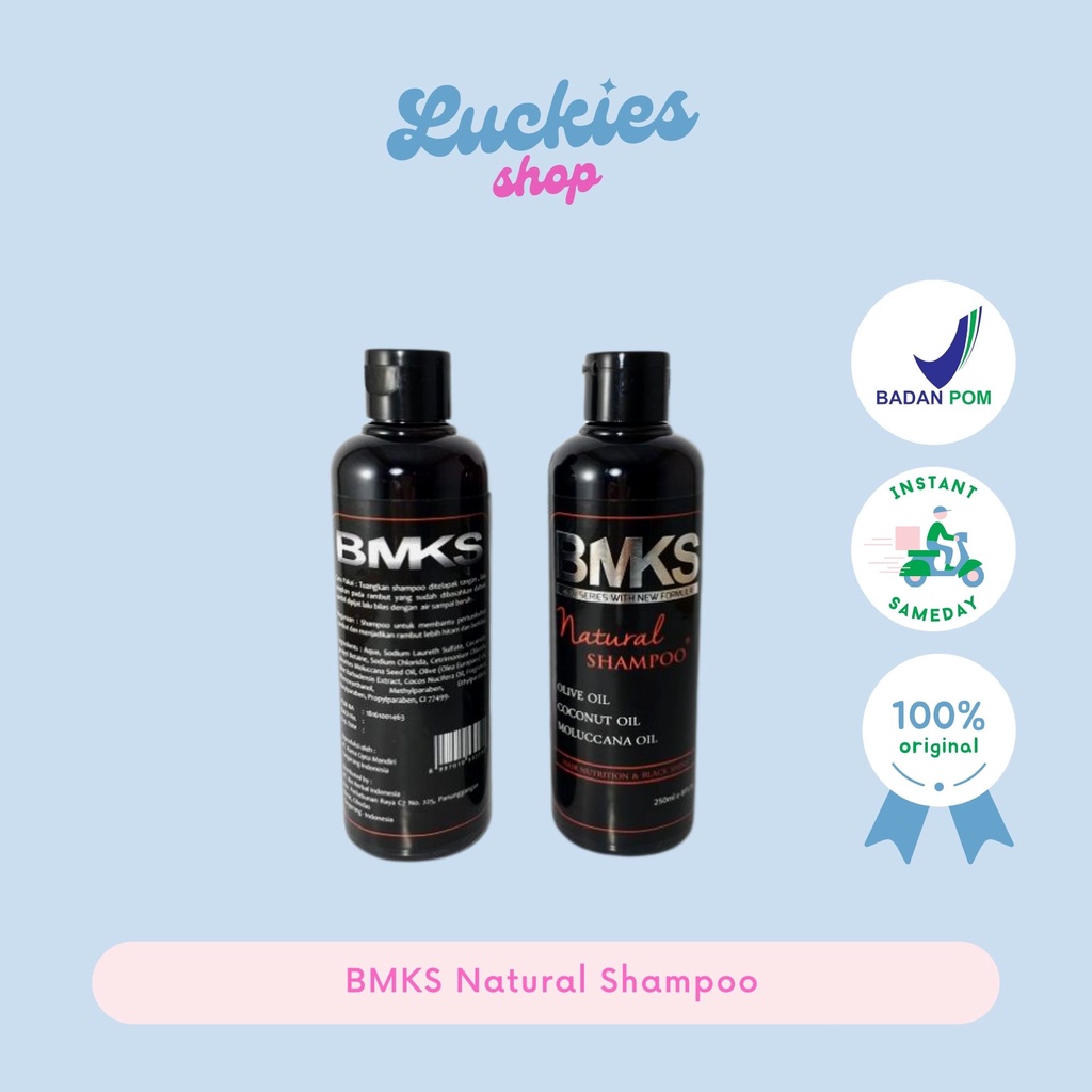 Shampo BMKS Natural Shampoo Ori BPOM Sampo BMKS Penebal Penumbuh Penghitam Rambut