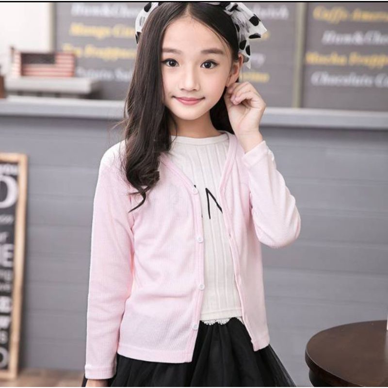 Cardigan Anak cewek cowok Knit Asli Import 0-9 Tahun