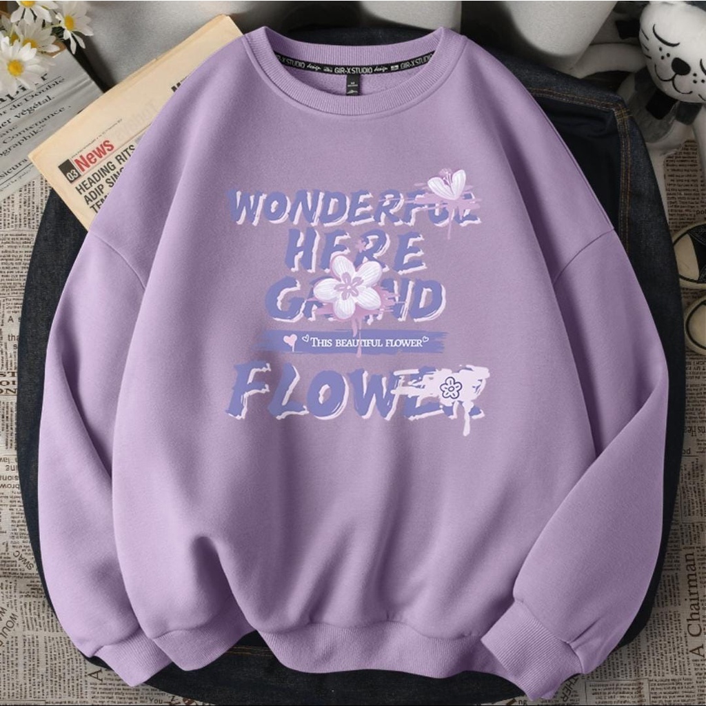 LILAC VERSION SWEATER CREWNECK PECINTA UNGU (v1)