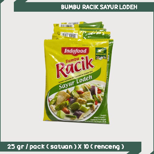 

Bumbu Racik Indofood Sayur Lodeh