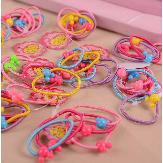 Ikat Rambut Anak Set 50 Little Girl Elastic Hair Band